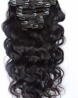 20 Weft Extention Clip ins Set Hairee