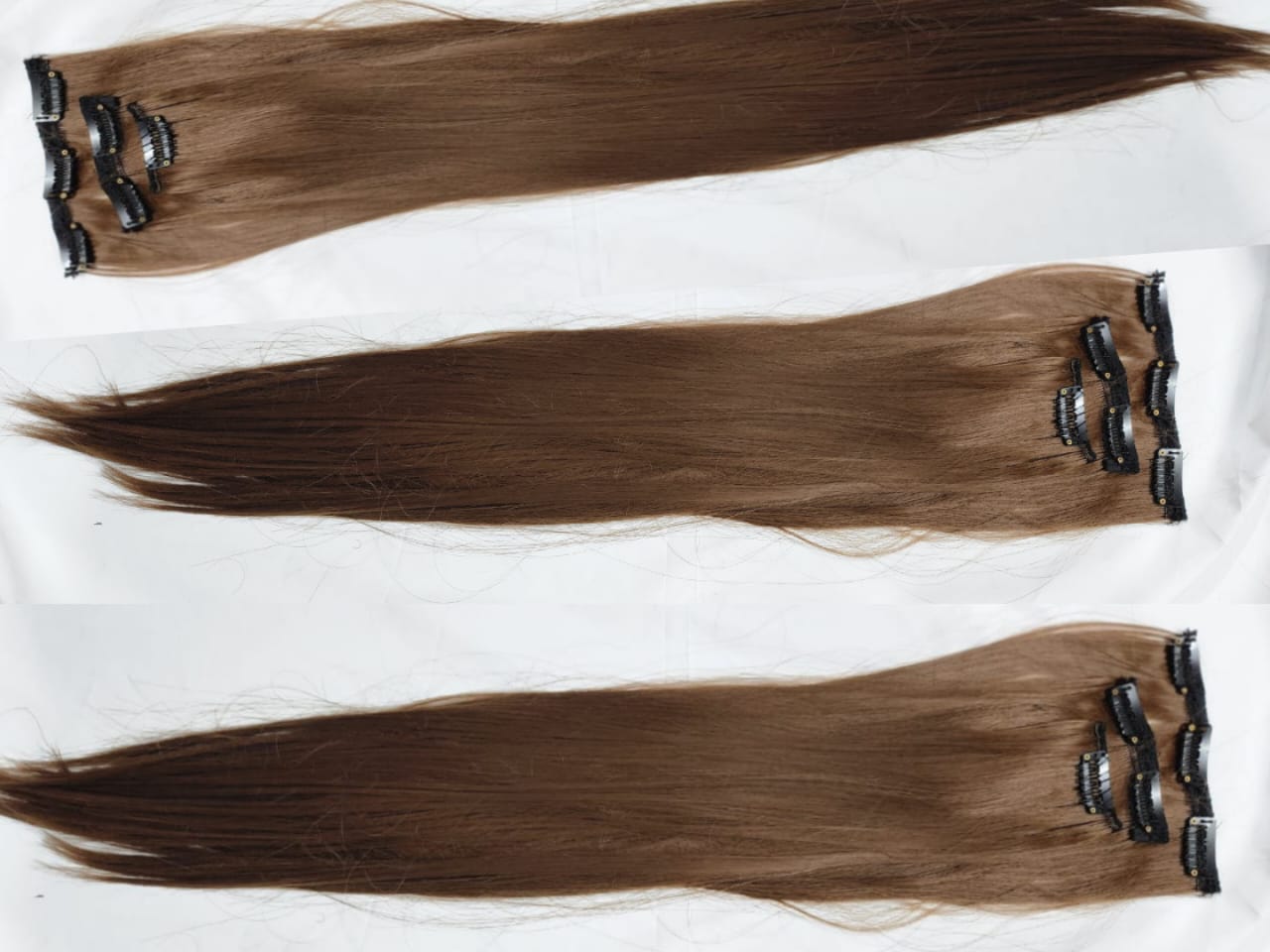 18 Weft Extention Clip ins Set - Premium  from Hairee - Just Rs.6600! Shop now at Hairee