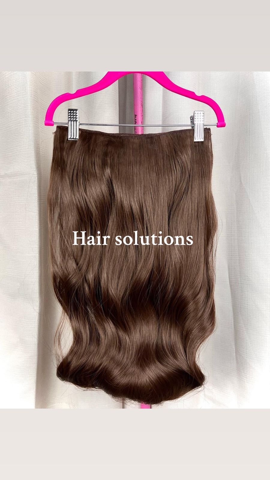 Half Head Wig / Medium Dark Brown - Premium  from Hairee - Just Rs.5600! Shop now at Hairee