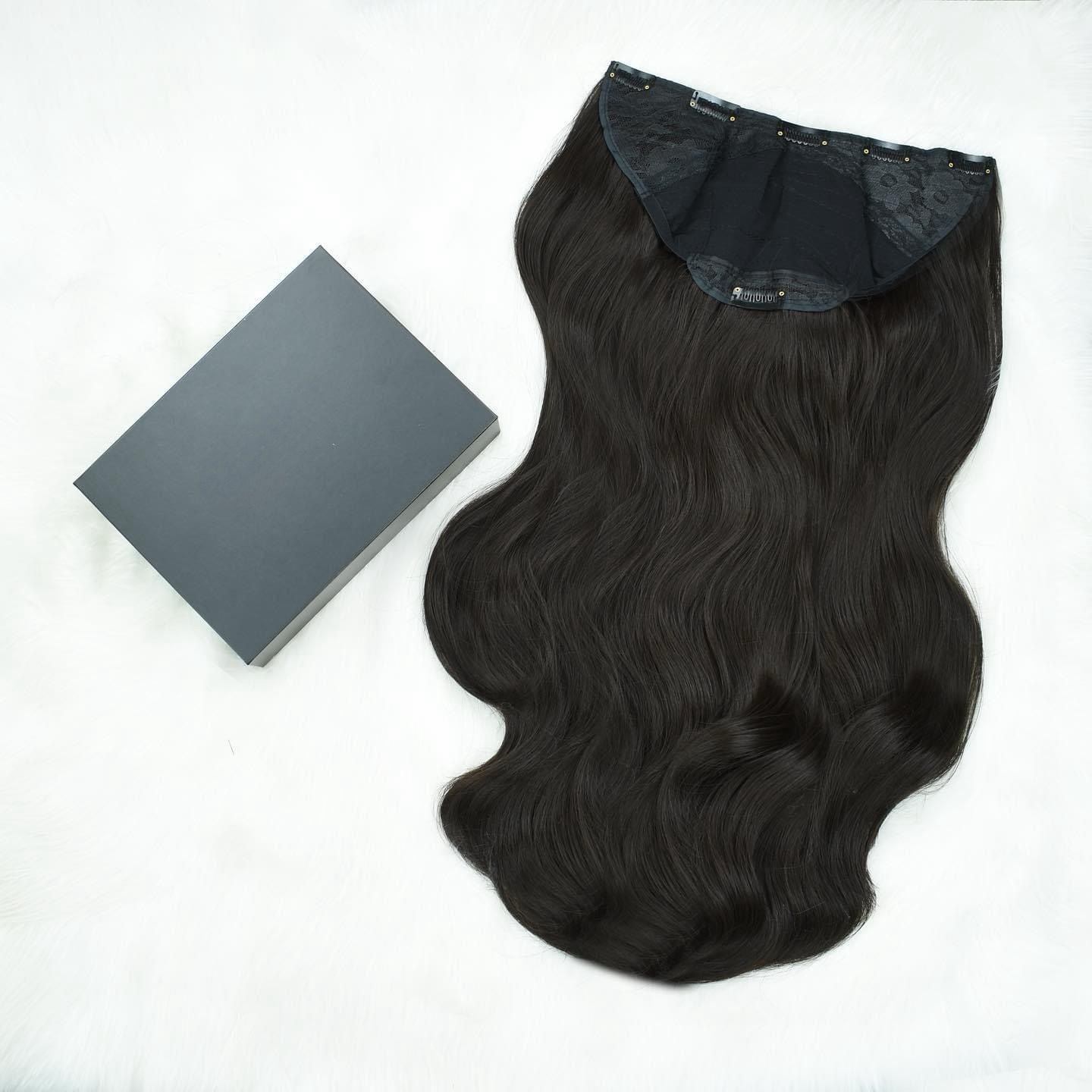 Half Head Wig / Jett Black. - Premium  from Hairee - Just Rs.5600! Shop now at Hairee
