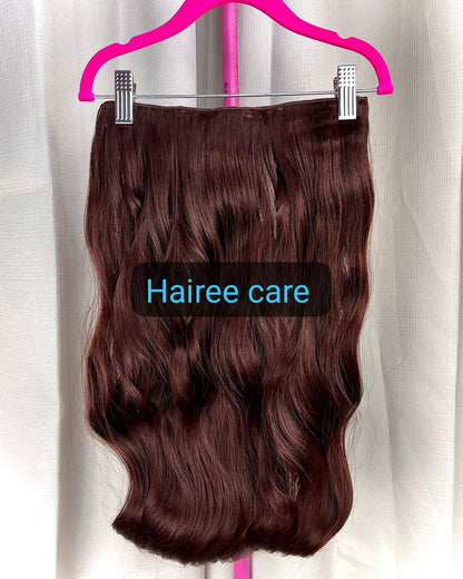 Half head Wig / Burgundy - Premium  from Hairee - Just Rs.5600! Shop now at Hairee