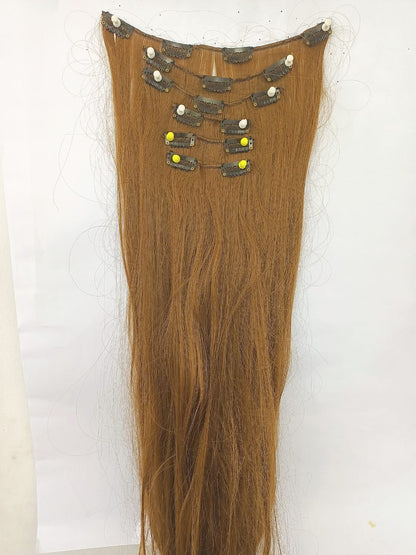 16 Weft Extention Clip ins Set - Premium  from Hairee - Just Rs.5600! Shop now at Hairee